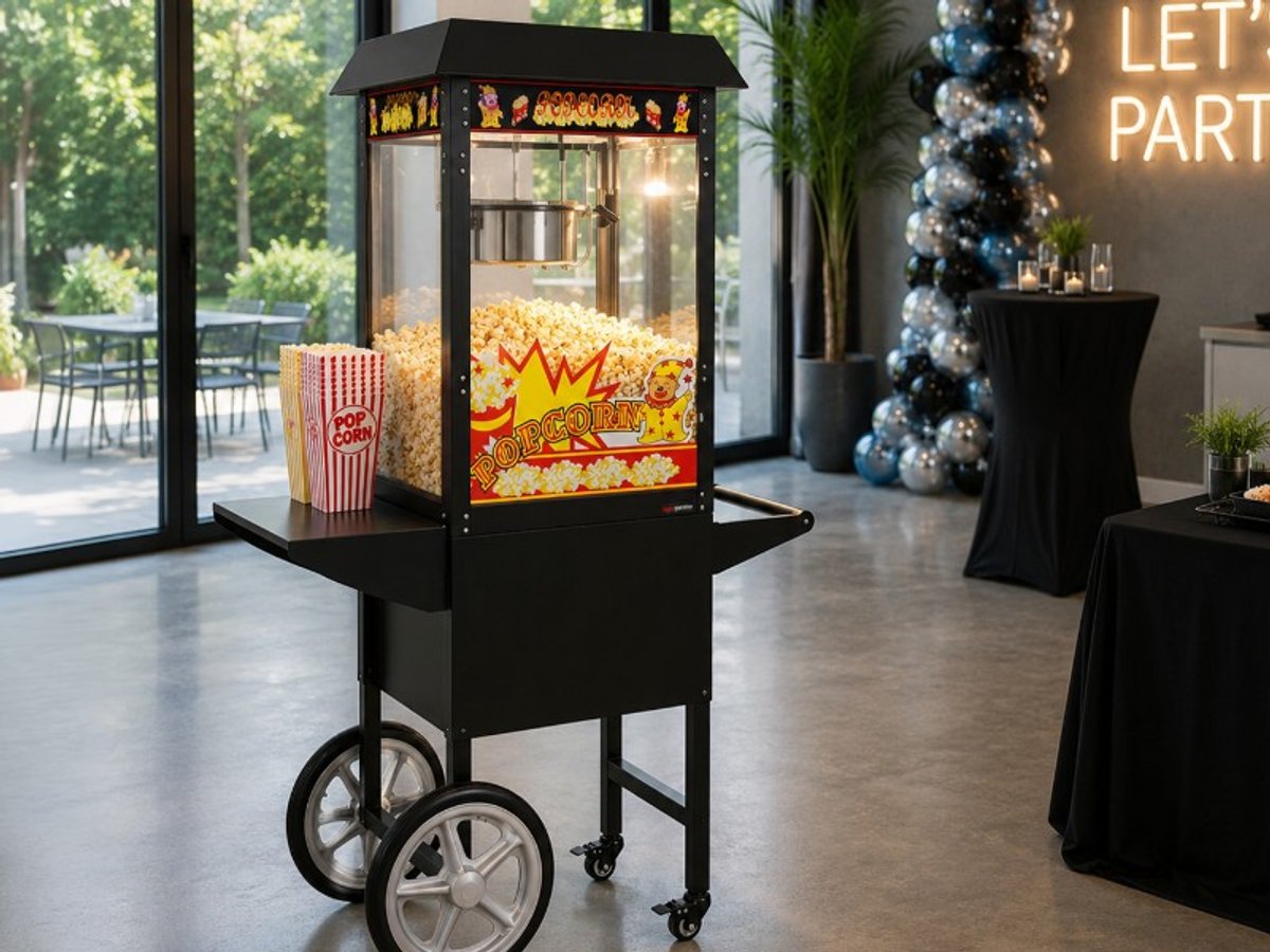 Popcornmaschine mit Wagen